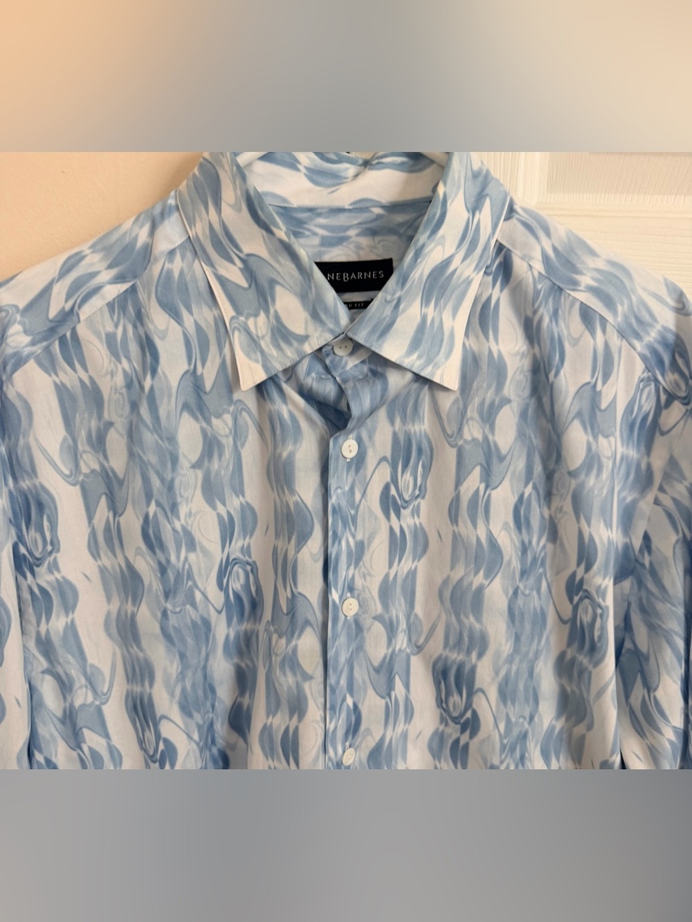 Jhane Barnes‎ Multicolored  Tapered Fit Men’s XL Long Sleeve Button Up Shirt - Picture 5 of 7